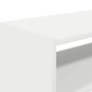 vidaXL Ράφι παπουτσιών στοιβαζόμενο λευκό 60x30x30,5 cm