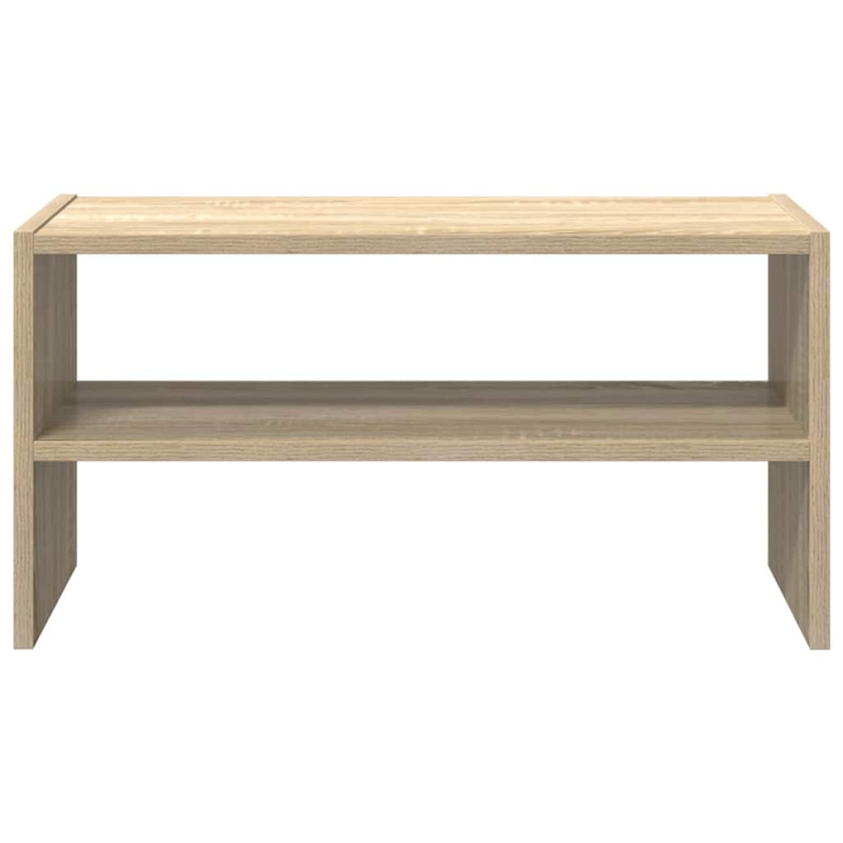 vidaXL Ράφι παπουτσιών στοιβαζόμενο Sonoma Oak 60x30x30,5 cm