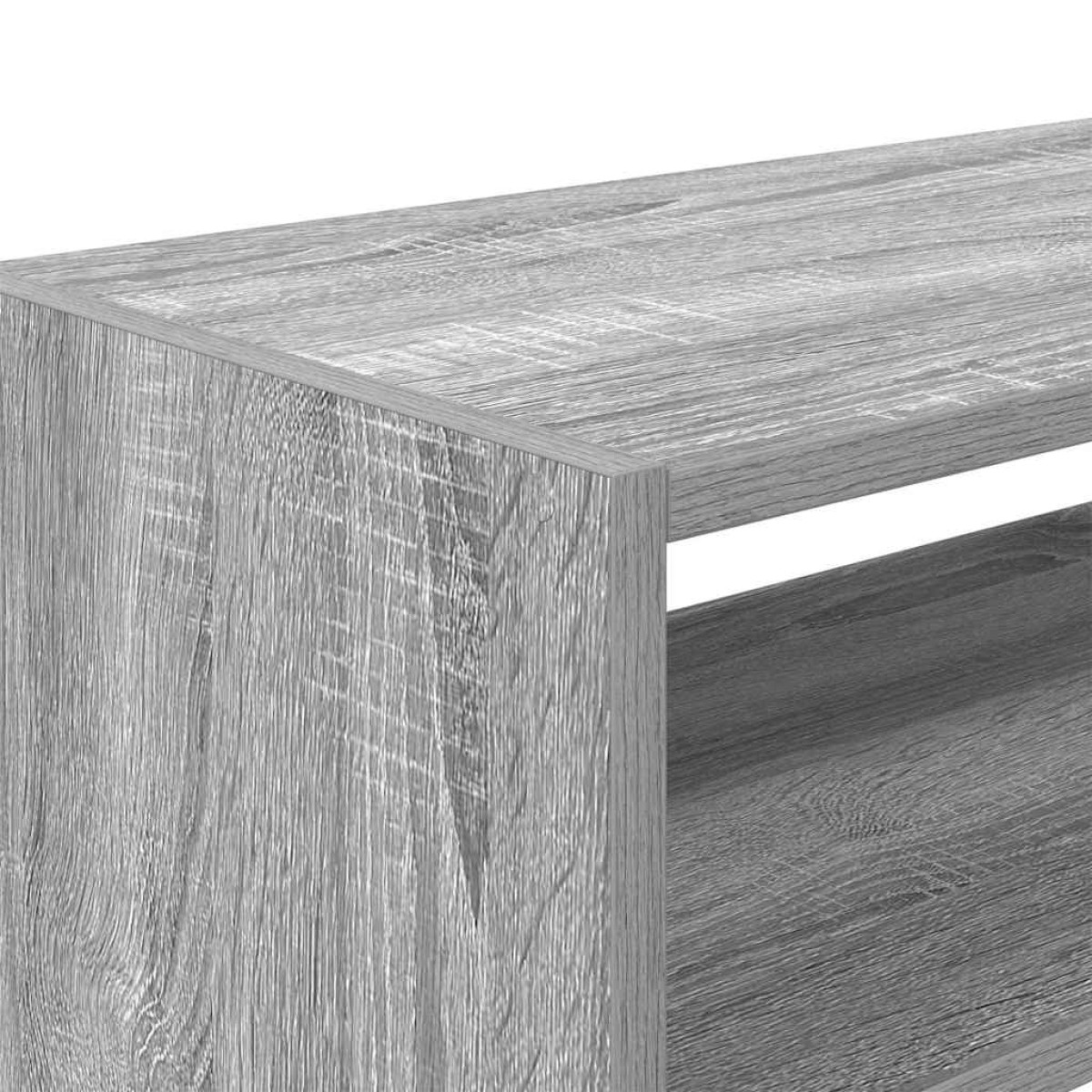vidaXL Ράφια παπουτσιών 2 τμχ στοιβαζόμενα Γκρι Sonoma 60x30x30,5 cm