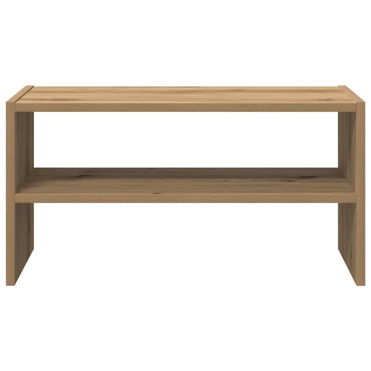 vidaXL Ράφι παπουτσιών στοιβαζόμενο Artisan Oak 60x30x30,5 cm