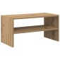 vidaXL Ράφι παπουτσιών στοιβαζόμενο Artisan Oak 60x30x30,5 cm
