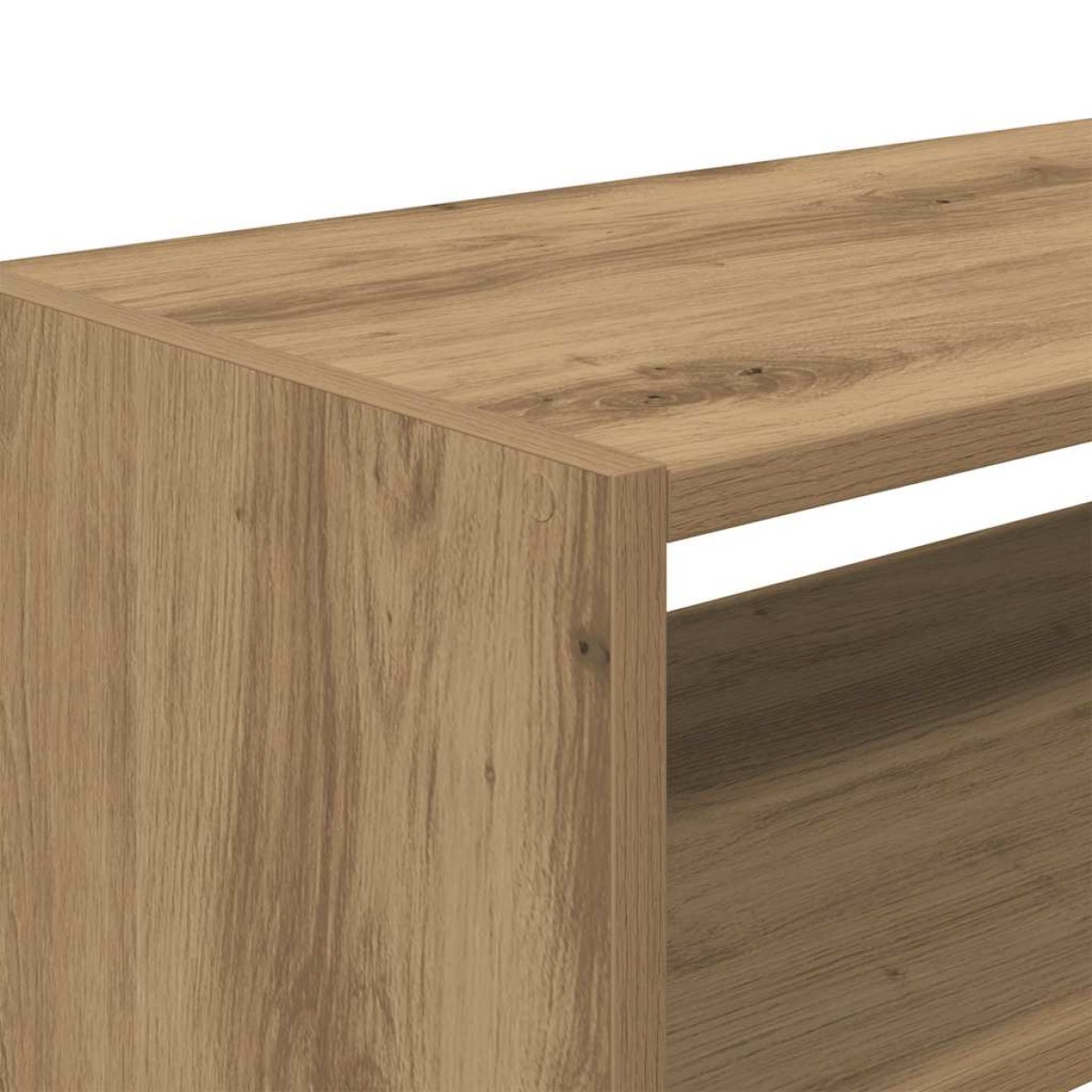 vidaXL Ράφι παπουτσιών στοιβαζόμενο Artisan Oak 60x30x30,5 cm