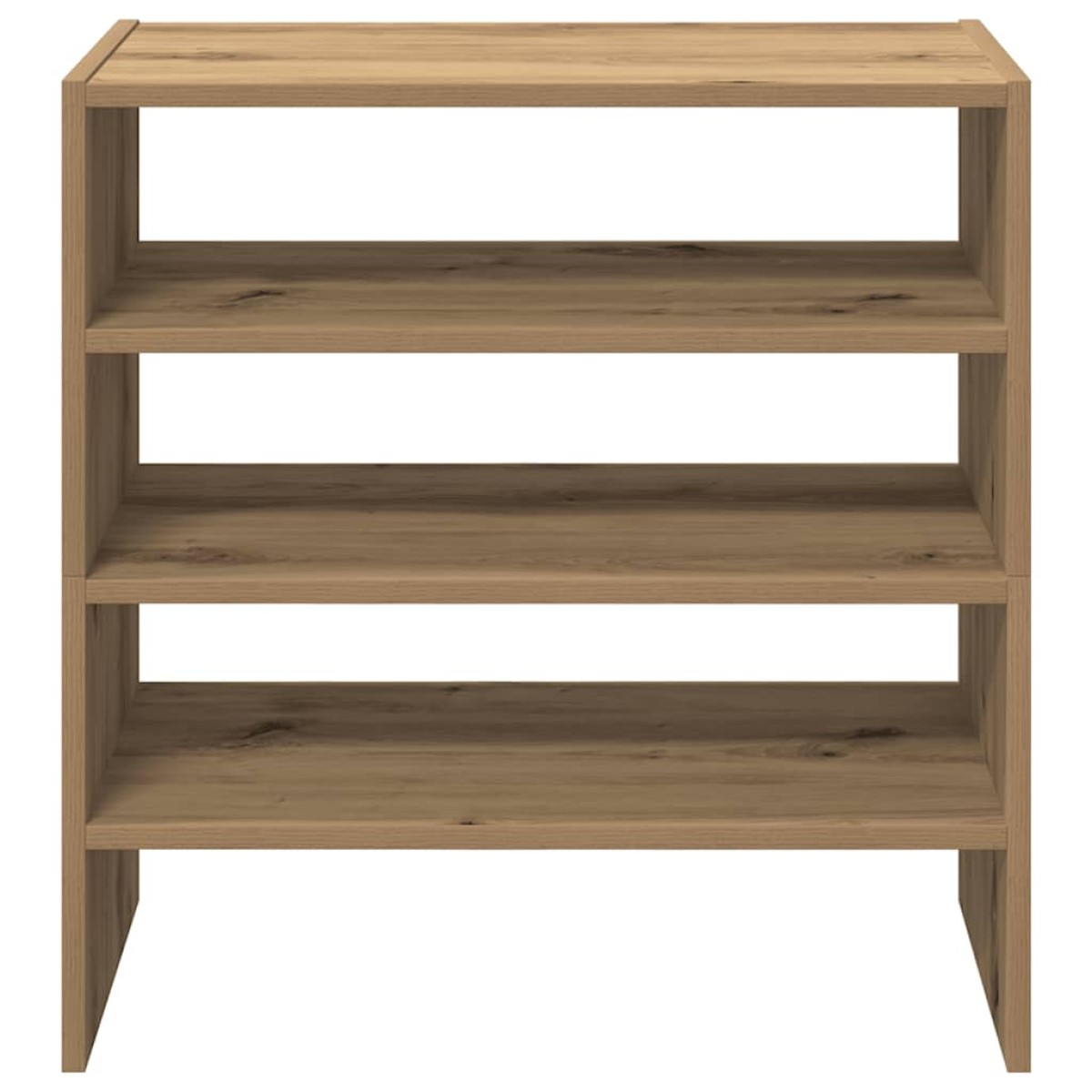 vidaXL Ράφια παπουτσιών 2 τμχ στοιβαζόμενα Artisan Oak 60x30x30,5 cm