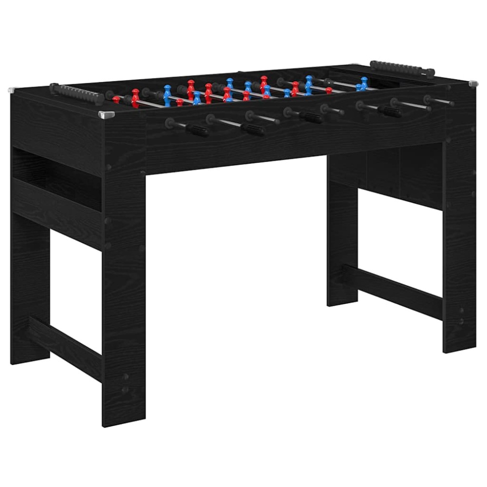vidaXL Τραπέζι Φουτμπολ Μαύρη Δρυς 125 x 60,5 x 80 εκ.