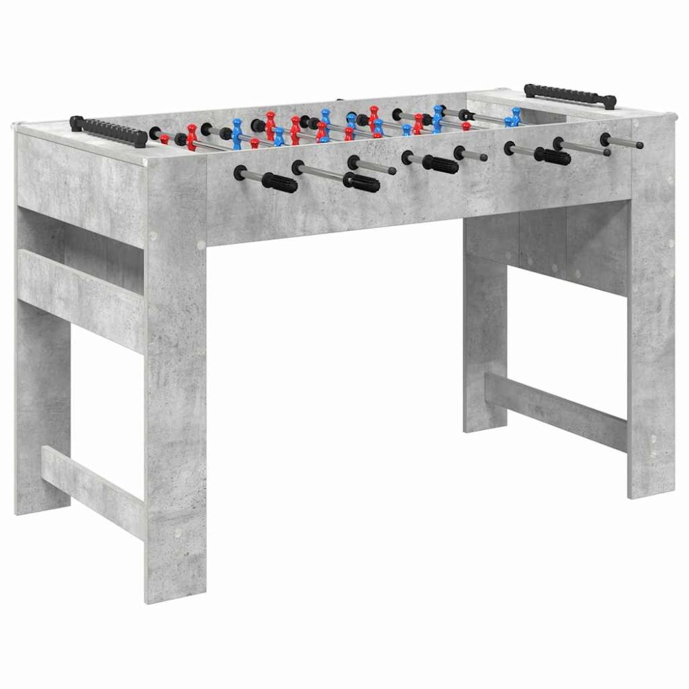 vidaXL Τραπέζι Φουτμπολ Σκυρόχρωμο Γκρι 125 x 60,5 x 80 εκ.