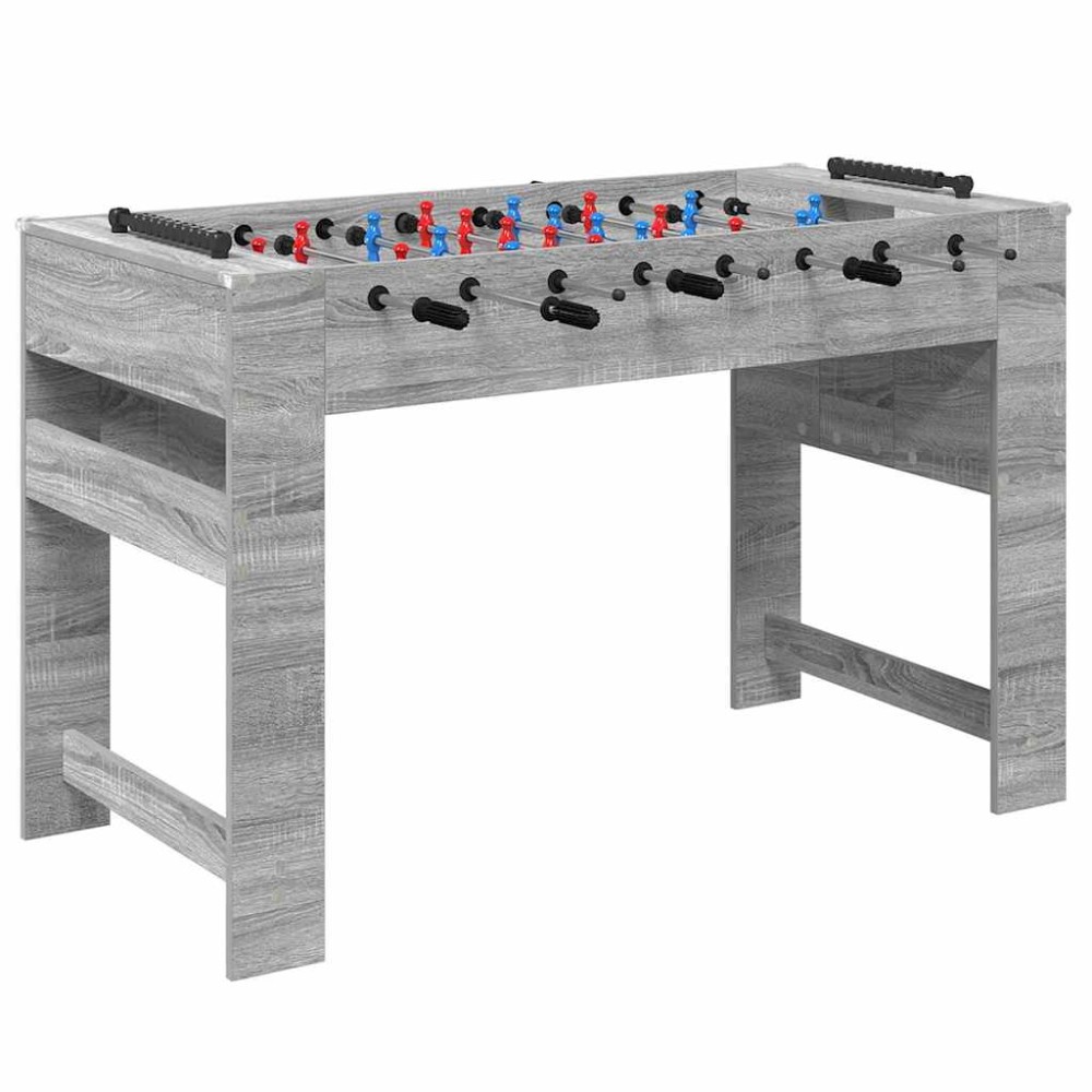vidaXL Τραπέζι Φουτμπολ Γκρι Σονομά 125 x 60,5 x 80 εκ.