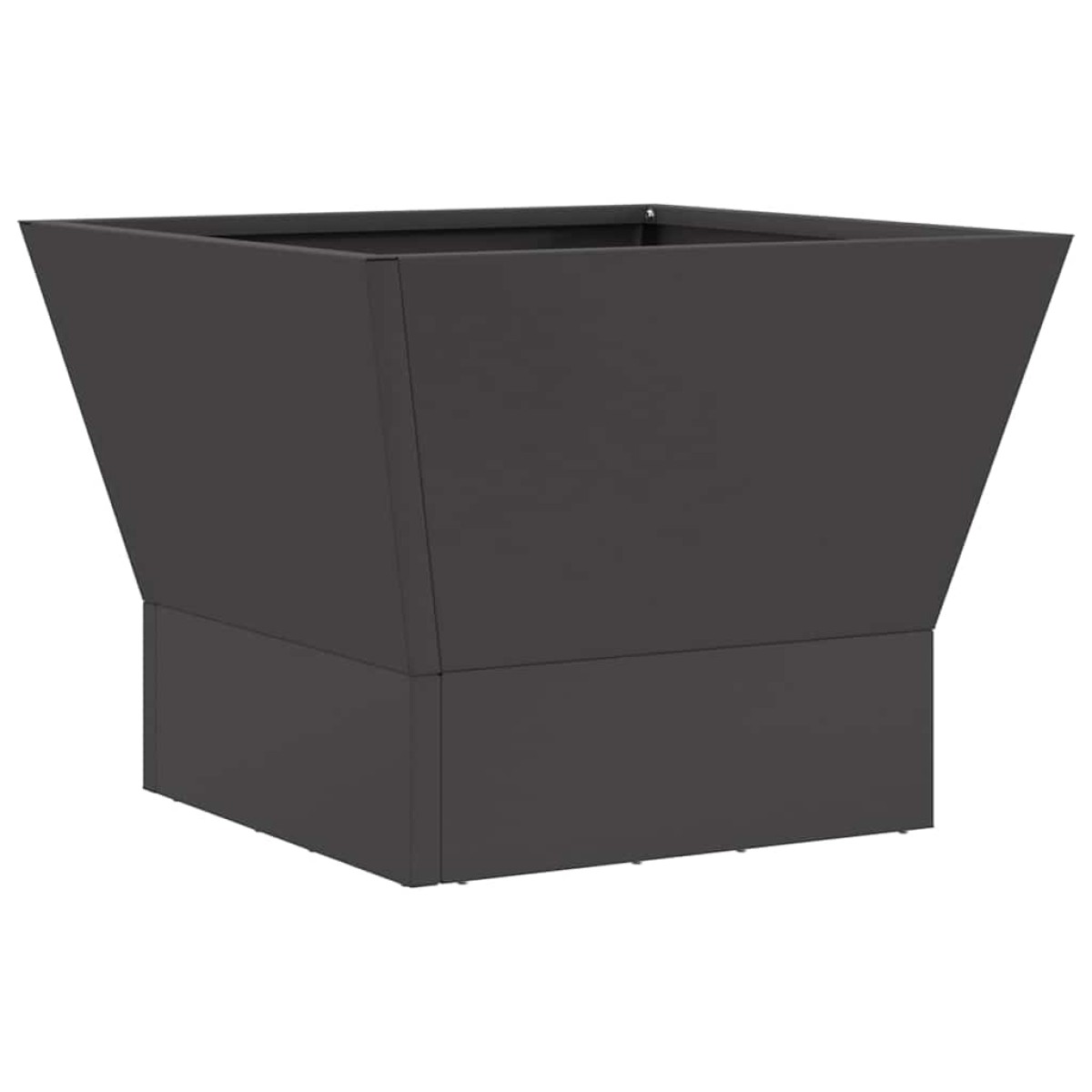 vidaXL Φωτιά σε μπολ Μαύρο 40 x 40 x 35 cm Ατσάλι Σκληρυθέν στον Αέρα