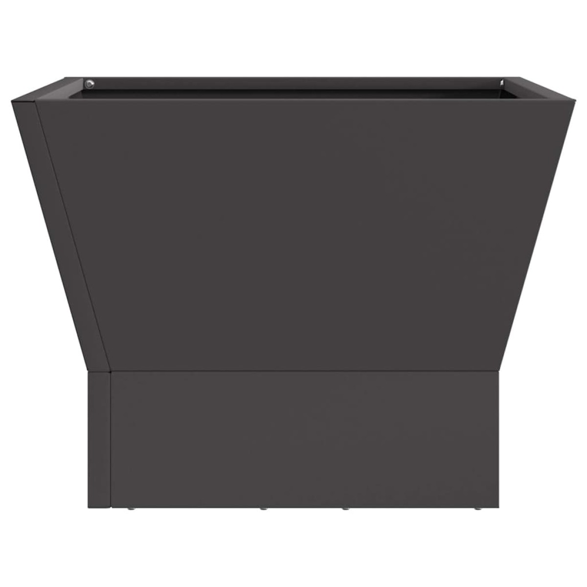 vidaXL Φωτιά σε μπολ Μαύρο 40 x 40 x 35 cm Ατσάλι Σκληρυθέν στον Αέρα