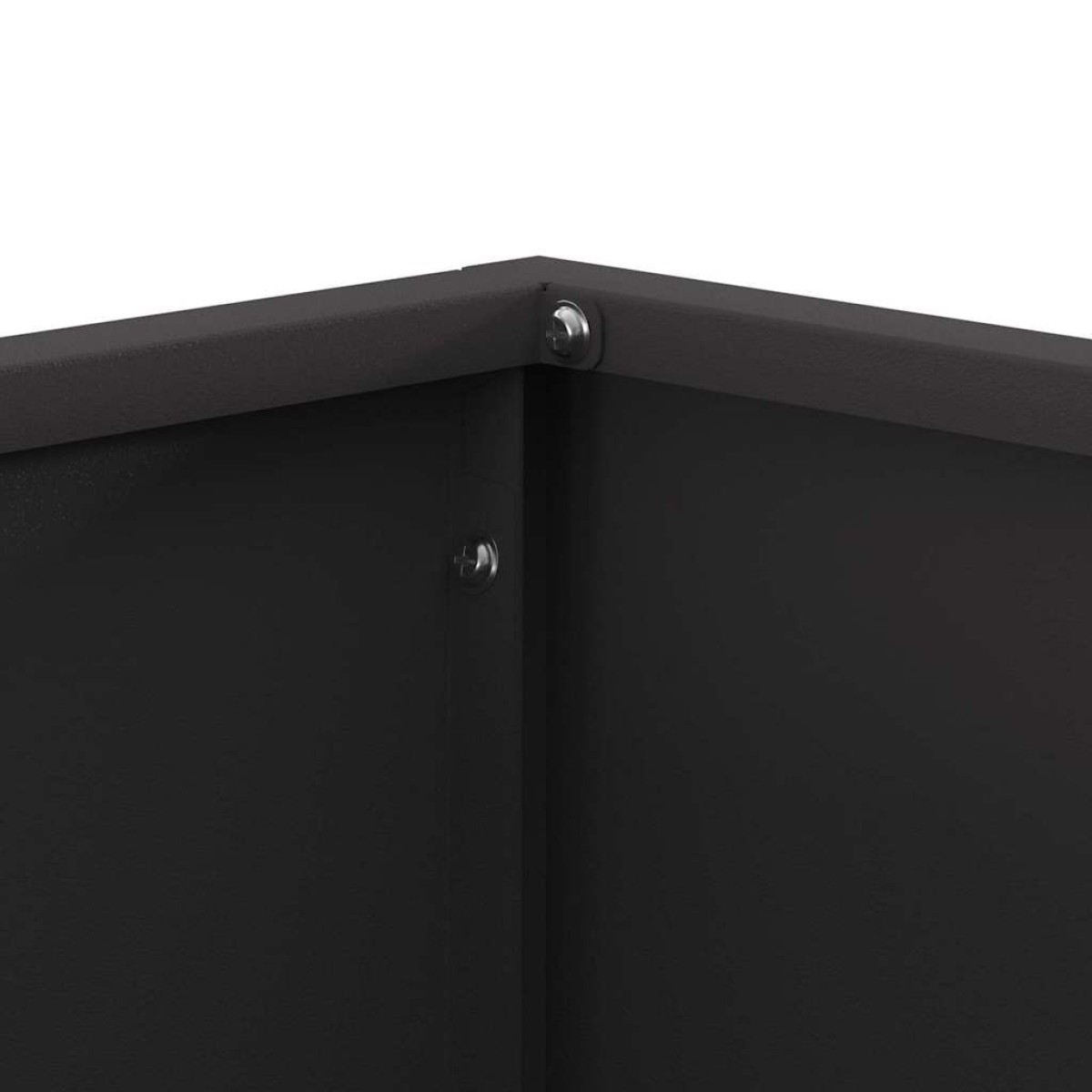 vidaXL Φωτιά σε μπολ Μαύρο 40 x 40 x 35 cm Ατσάλι Σκληρυθέν στον Αέρα
