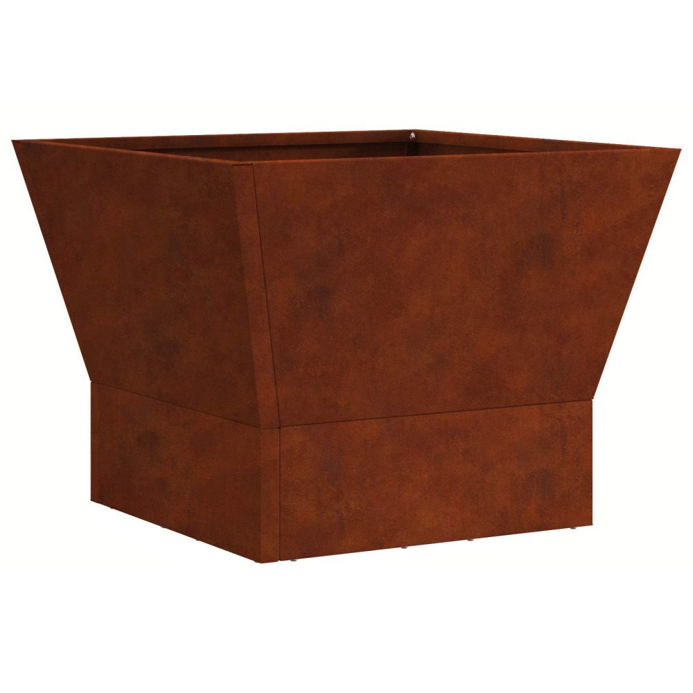 vidaXL Φωτιά σε μπολ Καφέ 40 x 40 x 35 cm Ατσάλι Σκληρυθέν στον Αέρα