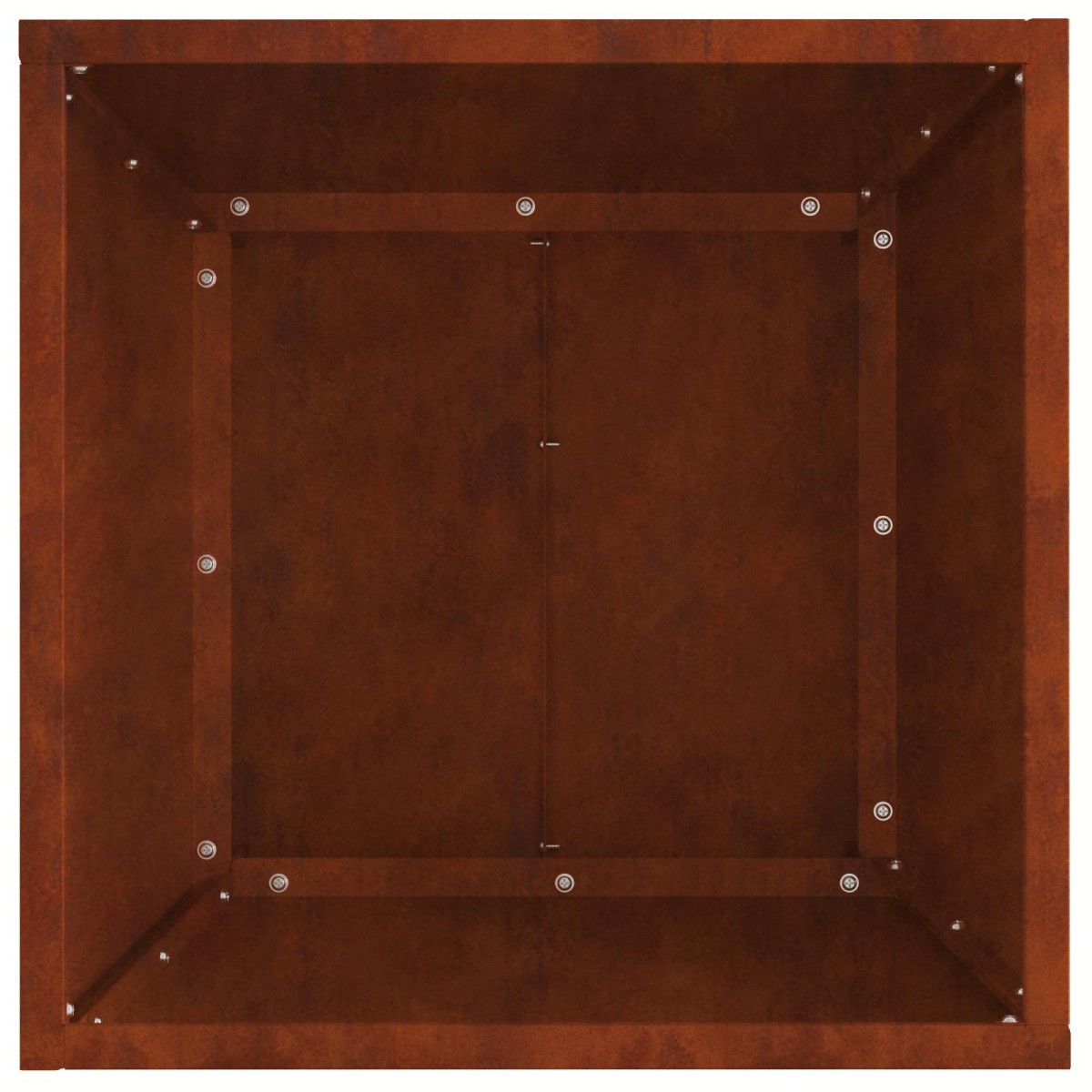 vidaXL Φωτιά σε μπολ Καφέ 40 x 40 x 35 cm Ατσάλι Σκληρυθέν στον Αέρα