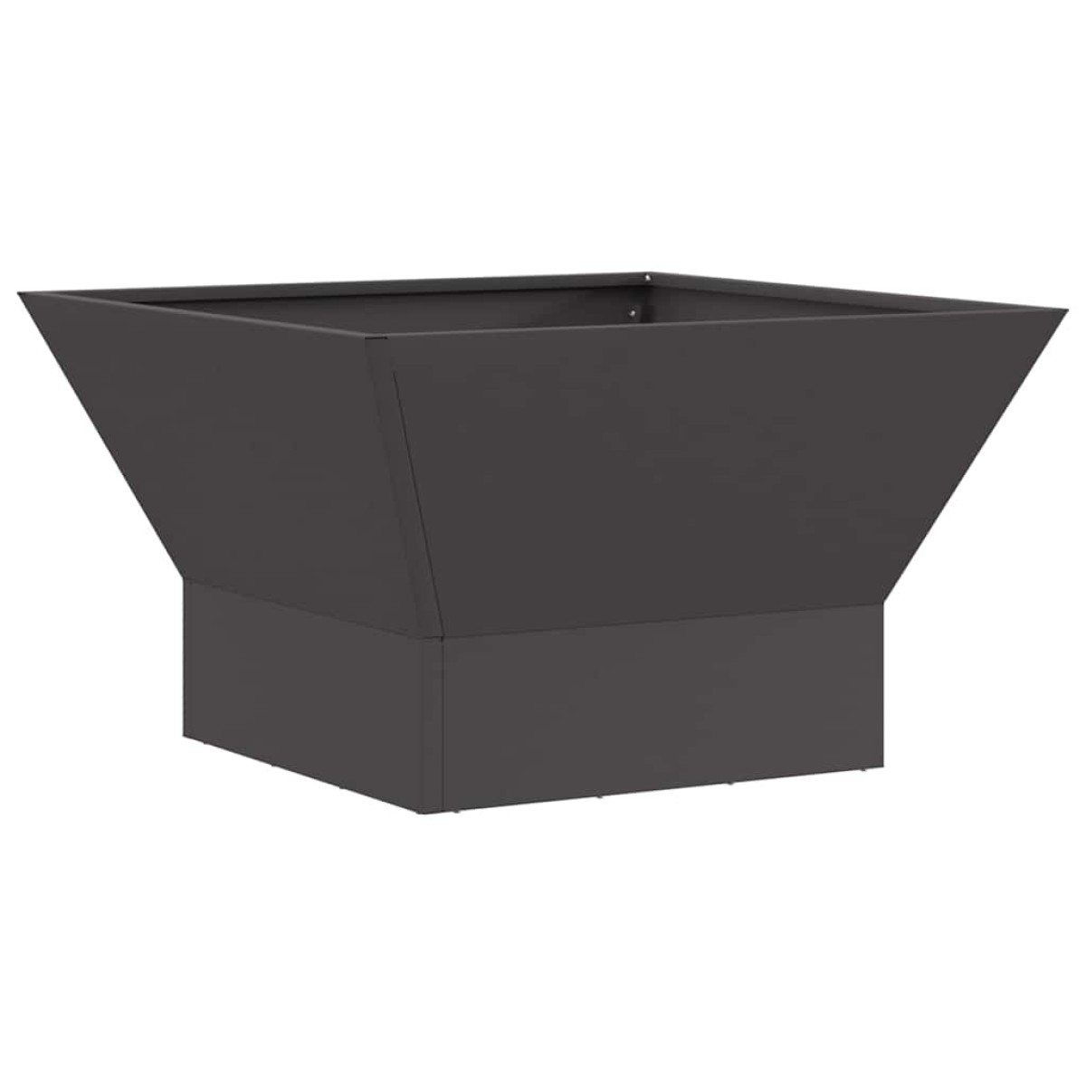vidaXL Φωτιά σε μπολ Μαύρο 60 x 60 x 35 cm Ατσάλι Σκληρυθέν στον Αέρα