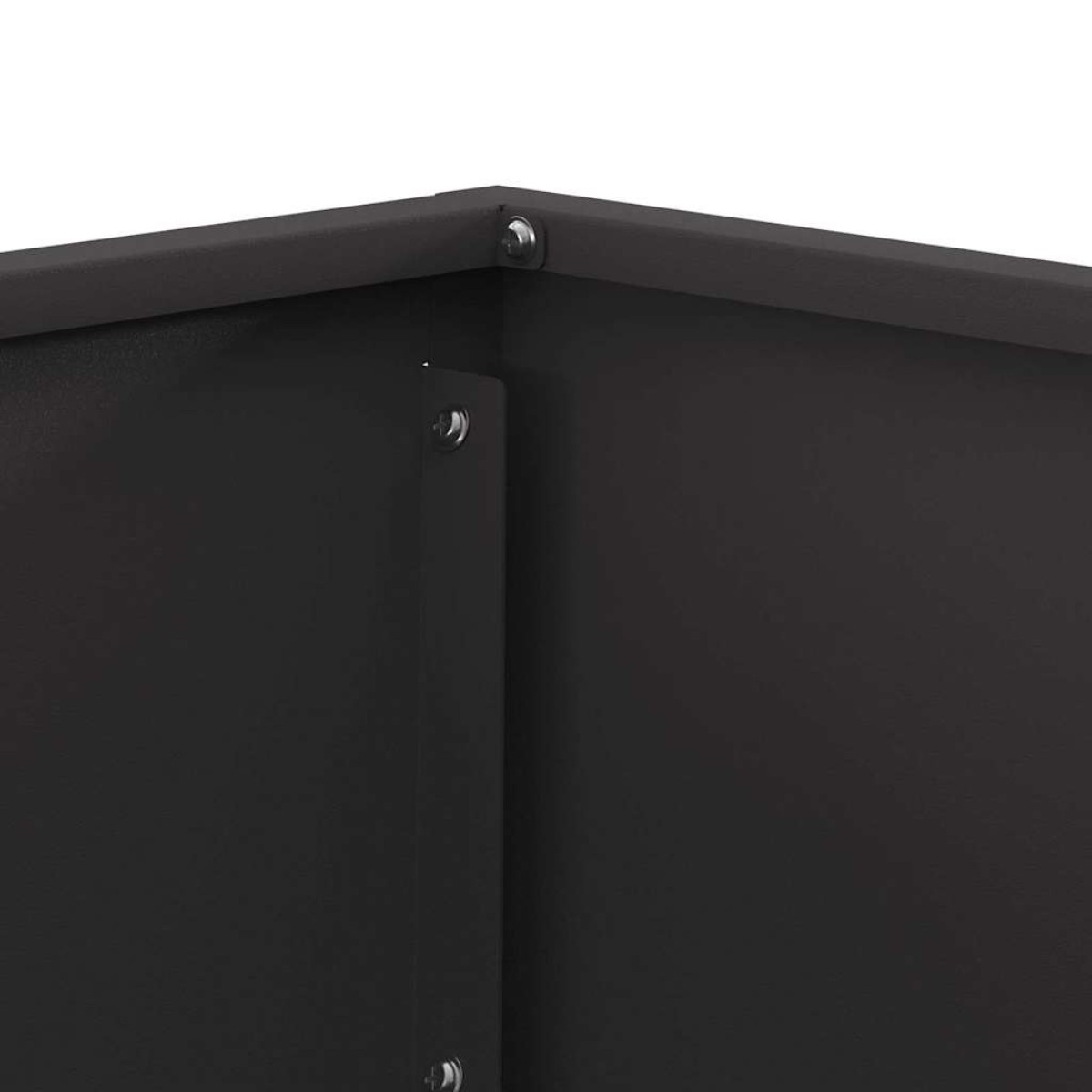 vidaXL Φωτιά σε μπολ Μαύρο 60 x 60 x 35 cm Ατσάλι Σκληρυθέν στον Αέρα