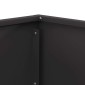 vidaXL Φωτιά σε μπολ Μαύρο 60 x 60 x 35 cm Ατσάλι Σκληρυθέν στον Αέρα