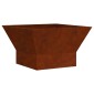 vidaXL Φωτιά σε μπολ Σκ rusty Ατσάλι Σκληρυθέν στον Αέρα