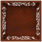 vidaXL Φωτιά Καφέ 40 x 40 x 40 cm Ατσάλι σκληρυθέν στον αέρα