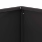 vidaXL Φωτιά Μαύρο 60 x 60 x 40 cm Ατσάλι σκληρυθέν στον αέρα