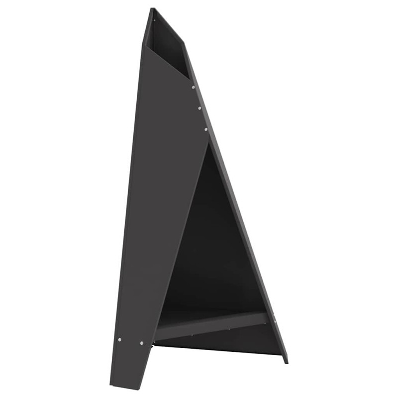 vidaXL Φωτιά Κούπα Μαύρο 58 x 40 x 100 εκ. Ατσάλι Σκληρυθέν στον Αέρα