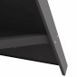 vidaXL Φωτιά Κούπα Μαύρο 58 x 40 x 100 εκ. Ατσάλι Σκληρυθέν στον Αέρα