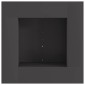 vidaXL Φωτιά Μπολ Μαύρο 60 x 60 x 30 cm Ατσάλι Σκληρυθέν στον Αέρα