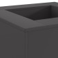 vidaXL Φωτιά Μπολ Μαύρο 60 x 60 x 30 cm Ατσάλι Σκληρυθέν στον Αέρα