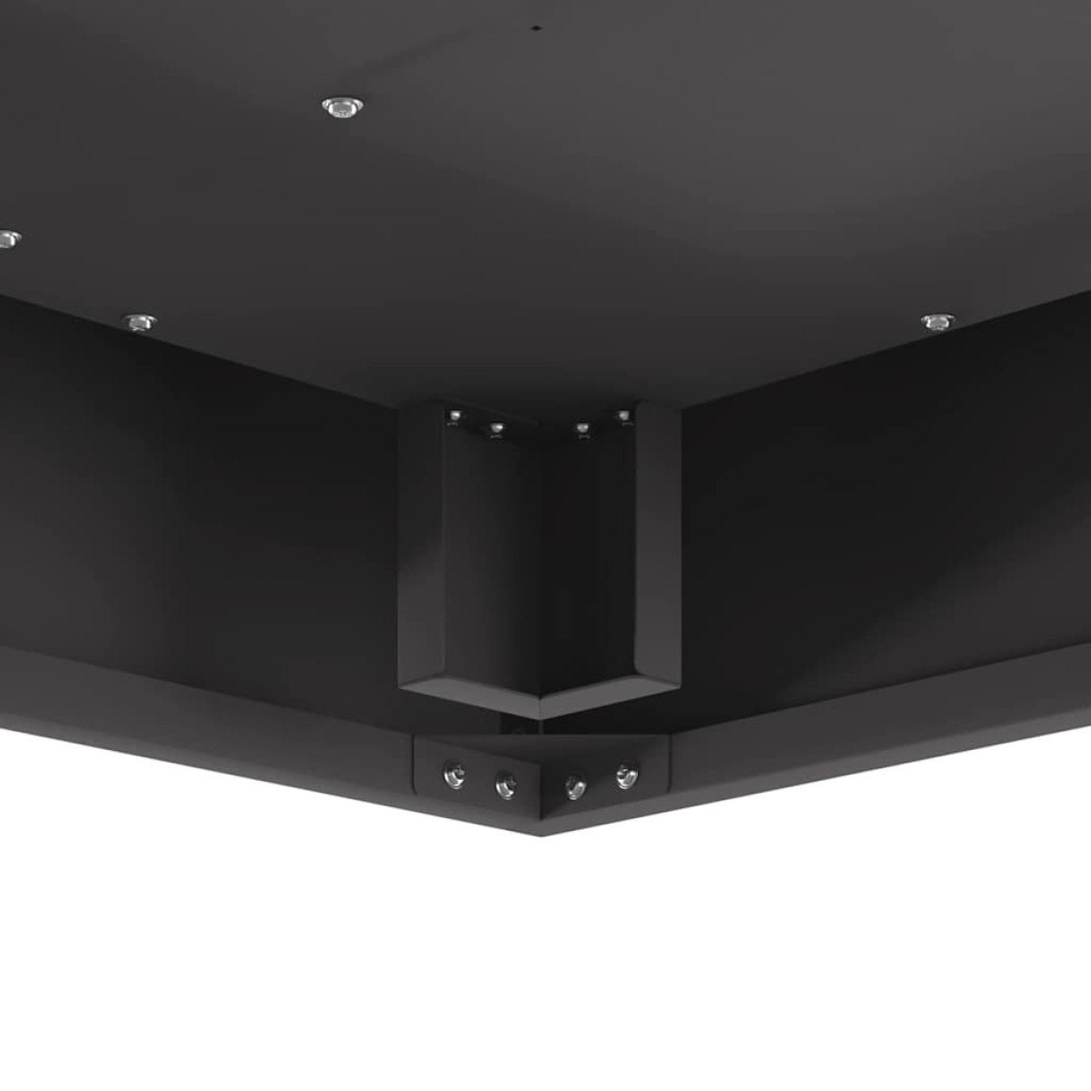 vidaXL Φωτιά Μπολ Μαύρο 60 x 60 x 30 cm Ατσάλι Σκληρυθέν στον Αέρα