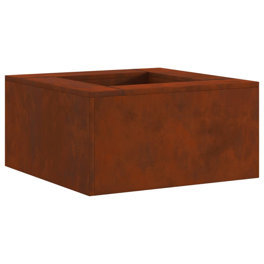 vidaXL Φωτιά Μπολ Σκ rusty 60 x 60 x 30 cm Ατσάλι Σκληρυθέν στον Αέρα