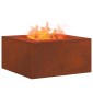 vidaXL Φωτιά Μπολ Σκ rusty 60 x 60 x 30 cm Ατσάλι Σκληρυθέν στον Αέρα