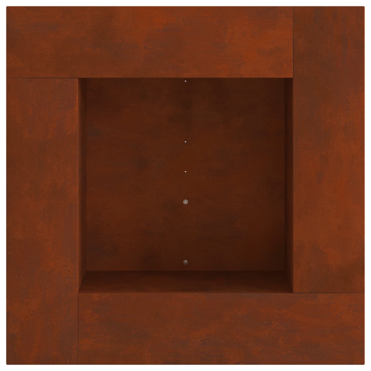 vidaXL Φωτιά Μπολ Σκ rusty 60 x 60 x 30 cm Ατσάλι Σκληρυθέν στον Αέρα