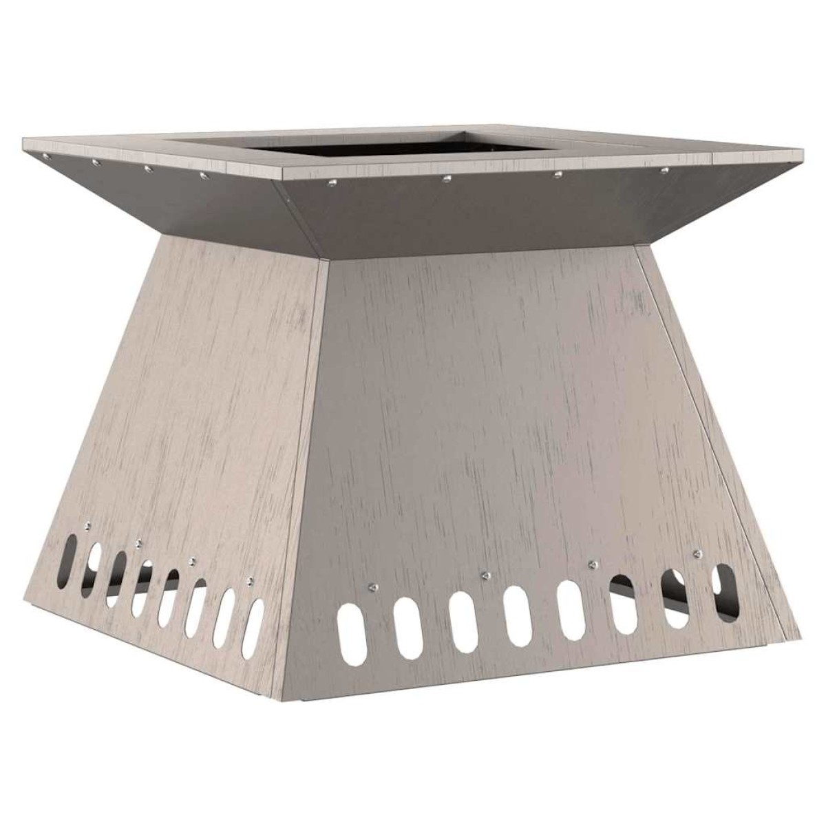vidaXL Φωτιά Μπολ Σκ rusty 48 x 48 x 40 εκ Ατσάλι Σκληρυθέν στον Αέρα