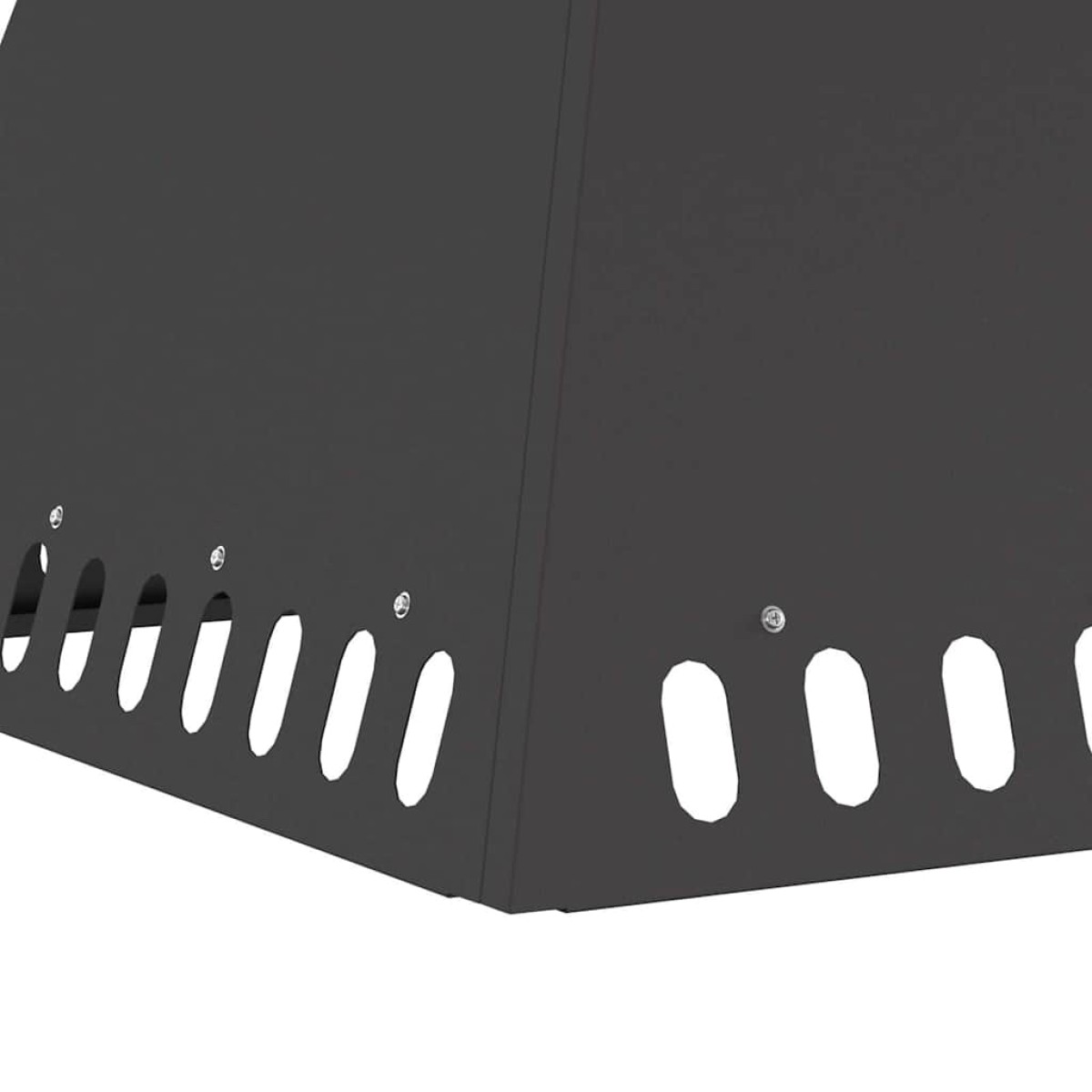 vidaXL Φωτιά Μπολ Μαύρο 60 x 60 x 50 εκ Ατσάλι Σκληρυθέν στον Αέρα