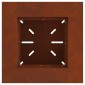 vidaXL Φωτιά Μπολ Σκ rusty 60 x 60 x 50 εκ Ατσάλι Σκληρυθέν στον Αέρα