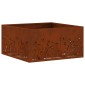 vidaXL Φωτιά Κουβά Σκ rusty 60 x 60 x 30 cm Ατσάλι Σκληρυθέν στον Αέρα