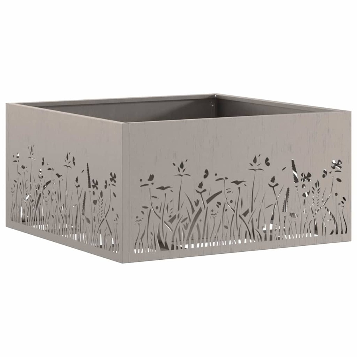 vidaXL Φωτιά Κουβά Σκ rusty 60 x 60 x 30 cm Ατσάλι Σκληρυθέν στον Αέρα