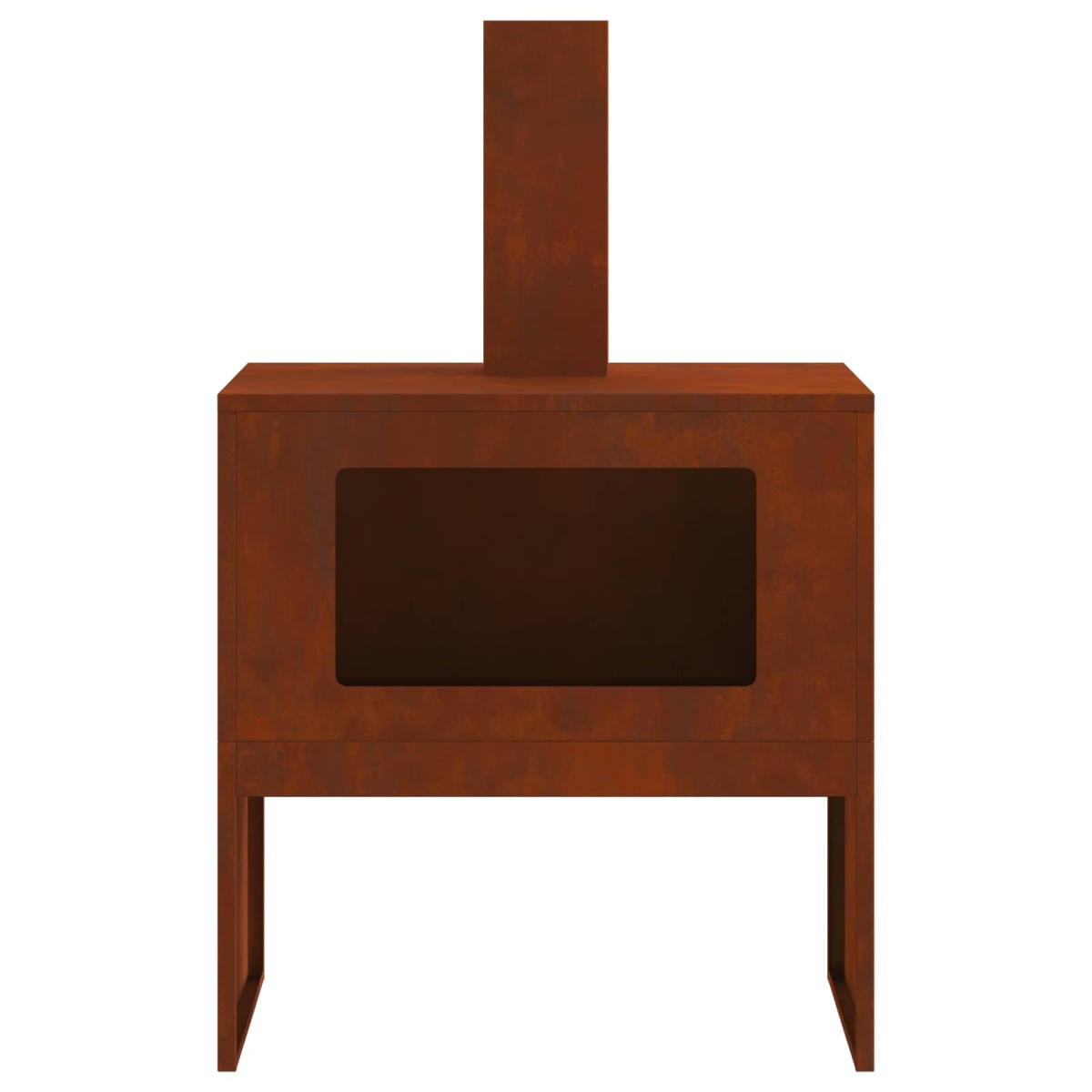 vidaXL Φωτιά Σκ rusty 60 x 40 x 96 εκ. Ατσάλι Σκληρυθέν στον Αέρα
