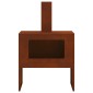 vidaXL Φωτιά Σκ rusty 60 x 40 x 96 εκ. Ατσάλι Σκληρυθέν στον Αέρα
