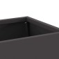 vidaXL Φωτιά Μπολ Μαύρο 60 x 35 x 100 εκ. Ατσάλι Σκληρυθέν στον Αέρα