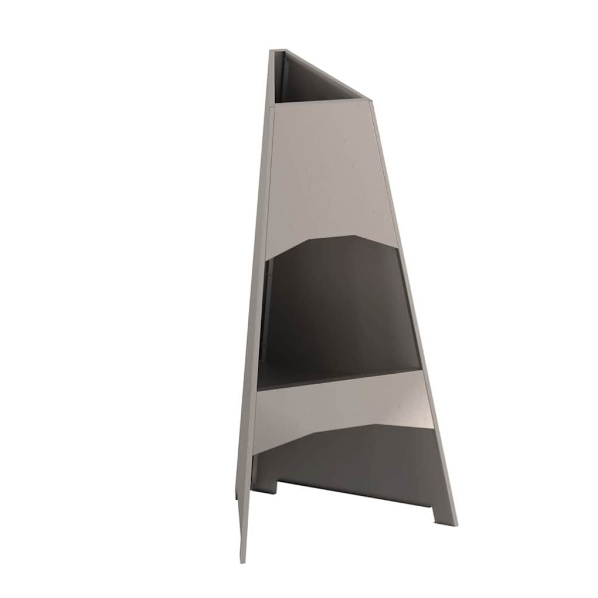 vidaXL Φωτιά Μπολ Σκ rusty 50 x 50 x 95 εκ Ατσάλι Σκληρυθέν στον Αέρα