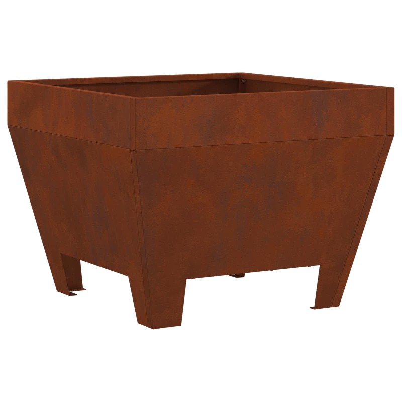 vidaXL Φωτιά Μπολ Σκ rusty 50 x 50 x 38 εκ. Ατσάλι Σκληρυθέν στον Αέρα