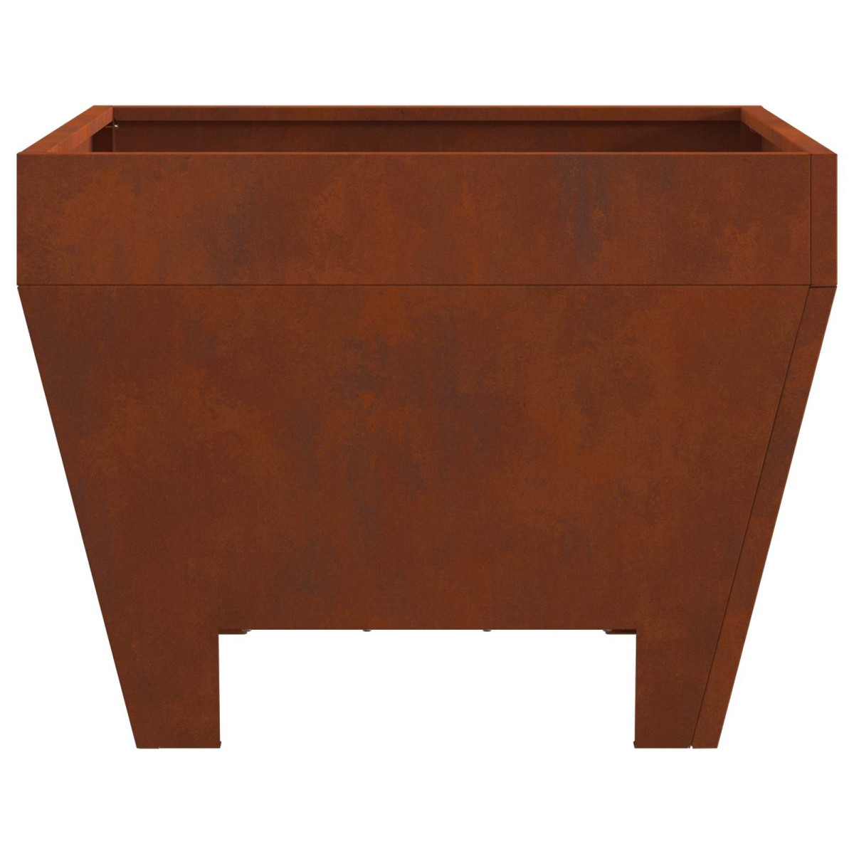 vidaXL Φωτιά Μπολ Σκ rusty 50 x 50 x 38 εκ. Ατσάλι Σκληρυθέν στον Αέρα