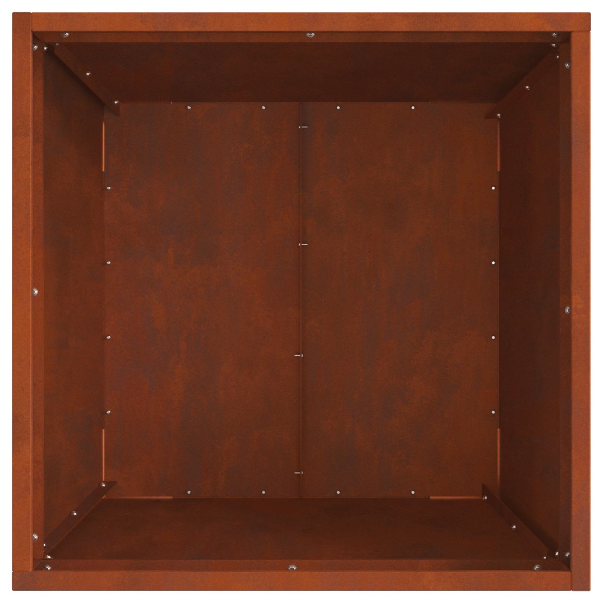 vidaXL Φωτιά Μπολ Σκ rusty 50 x 50 x 38 εκ. Ατσάλι Σκληρυθέν στον Αέρα