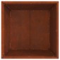 vidaXL Φωτιά Μπολ Σκ rusty 50 x 50 x 38 εκ. Ατσάλι Σκληρυθέν στον Αέρα