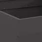 vidaXL Φωτιά Μπολ Μαύρο 80 x 80 x 43 εκ. Ατσάλι Σκληρυθέν στον Αέρα