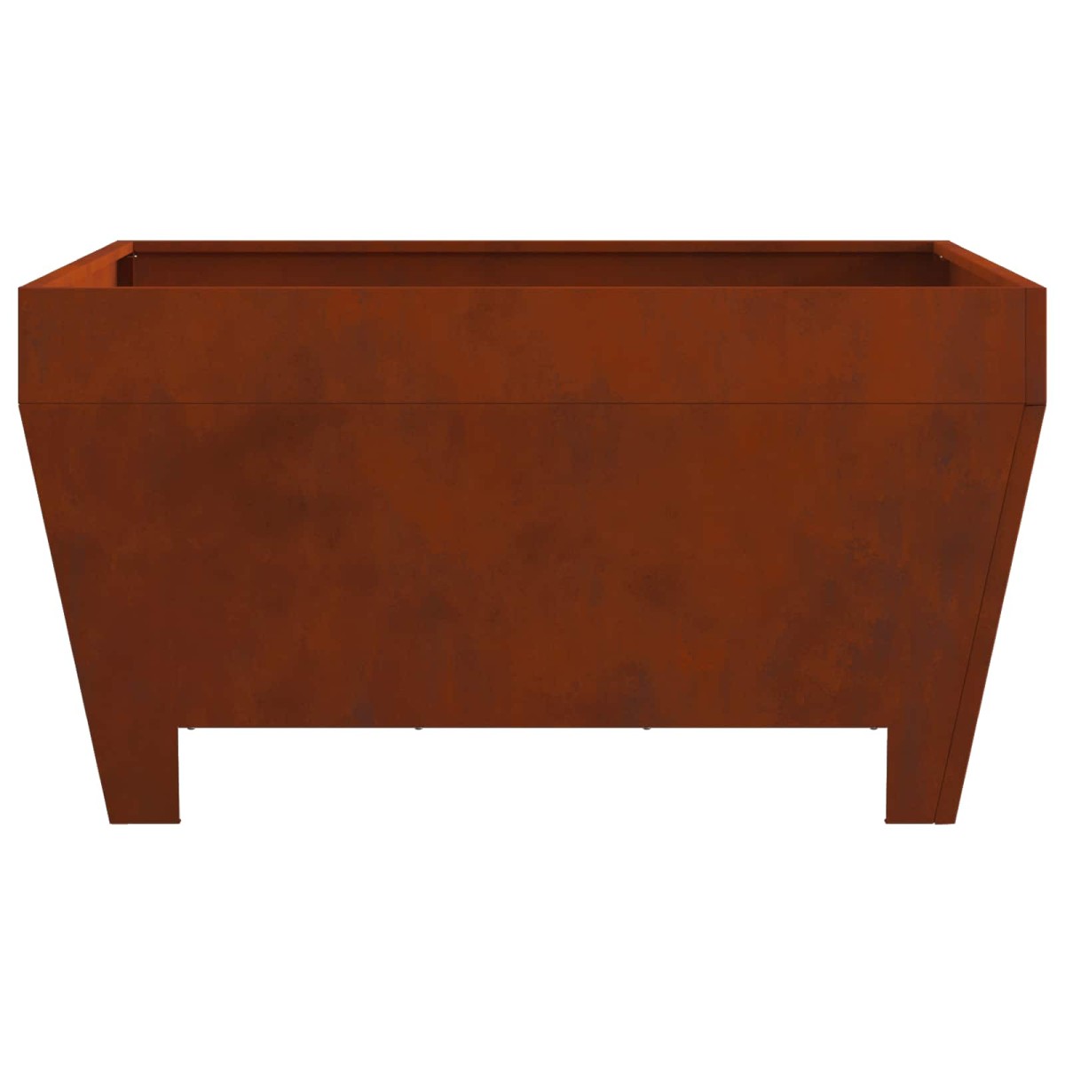 vidaXL Φωτιά Μπολ Σκ rusty 80 x 80 x 43 εκ. Ατσάλι Σκληρυθέν στον Αέρα