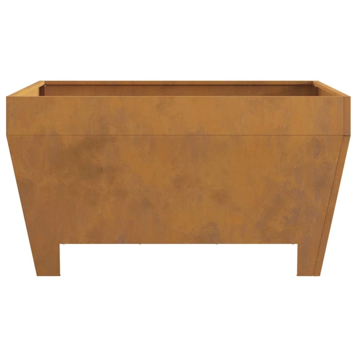 vidaXL Φωτιά Μπολ Σκ rusty 80 x 80 x 43 εκ. Ατσάλι Σκληρυθέν στον Αέρα
