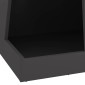 vidaXL Φωτιά Μπολ Μαύρο 35 x 35 x 100 εκ Ατσάλι Σκληρυθέν στον Αέρα
