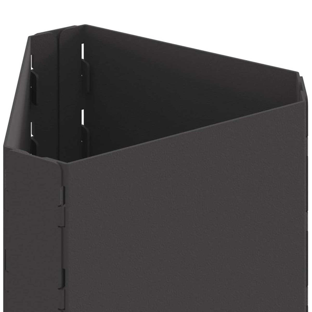 vidaXL Φωτιά σε μπολ Μαύρο 50 x 43 x 52 εκ. Ατσάλι Σκληρυθέν στον Αέρα