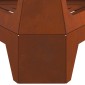 vidaXL Φωτιά σε μπολ Σκ rusty Ατσάλι Σκληρυθέν στον Αέρα