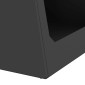 vidaXL Φωτιά σε μπολ Μαύρο 50 x 50 x 51 εκ. Ατσάλι σκληρυθέν στον αέρα