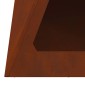 vidaXL Φωτιά σε μπολ Σκ rusty Ατσάλι Σκληρυθέν στον Αέρα
